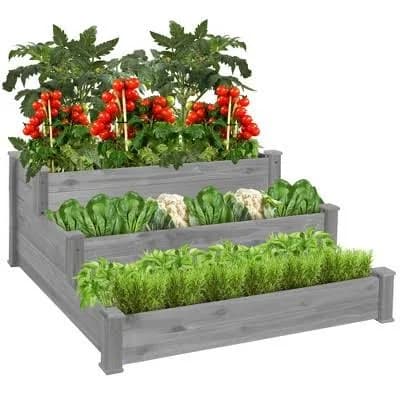 Best Choice Products 3-Tier Raised Garden Bed Planter Kit