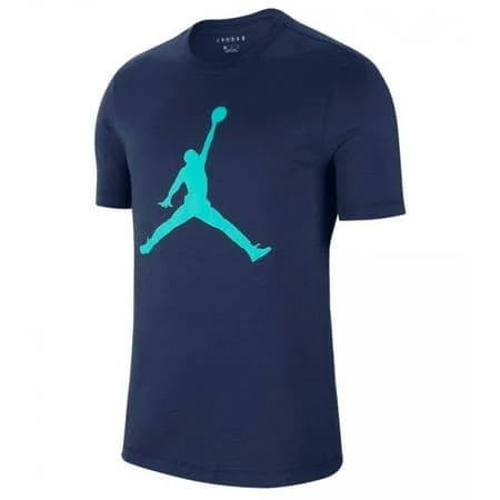 Jordan Short Sleeve Jumpman Active Crew T-Shirt, (Men's), Size: Large, Blue