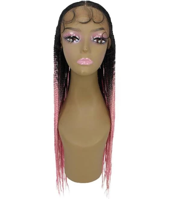 Luxluxe Hair Sukie 29 Inch Synthetic 12x5 HD Lace Cornrow Braided Wig