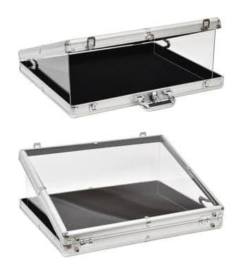 Locking Portable Jewelry & Trading Card Display Showcase