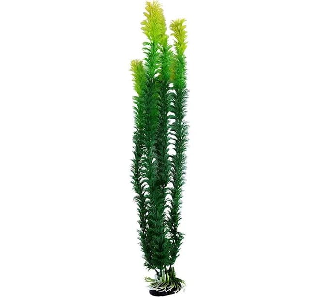 18 Inch Green Aquarium Plant with Base