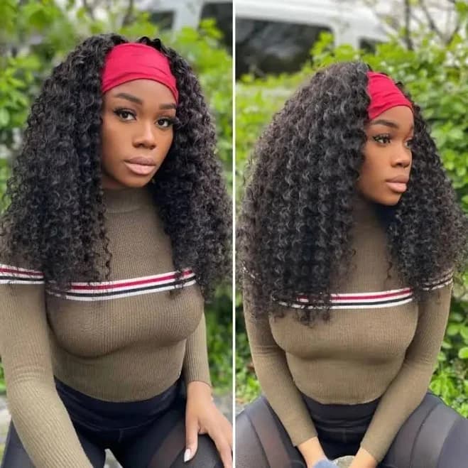 Deep Wave Headband Wig