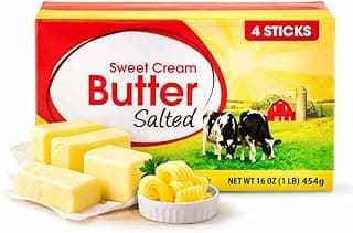 Sweet Cream Salted Butter Sticks, 16 oz Total (4 x 4 oz Sticks), Smooth & Rich Flavor, Ideal for Cooking, Baking, Spreading, and Everyday Kitchen Use