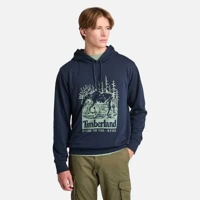 Timberland Men's Graphic Loopback Hoodie