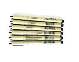 Sakura PIGMA MICRON 003,003,003,005,005,005 Pack of 6 Black : Amazon.com.be: Office Products