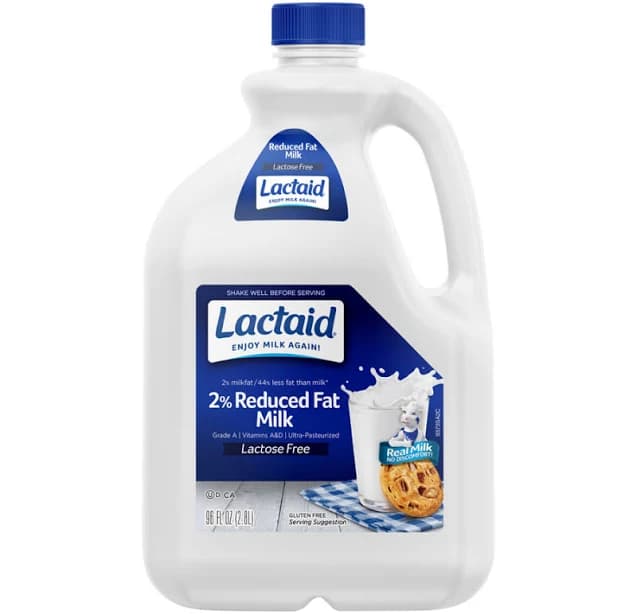Lactaid 2% Reduced Fat Calcium Enriched Milk