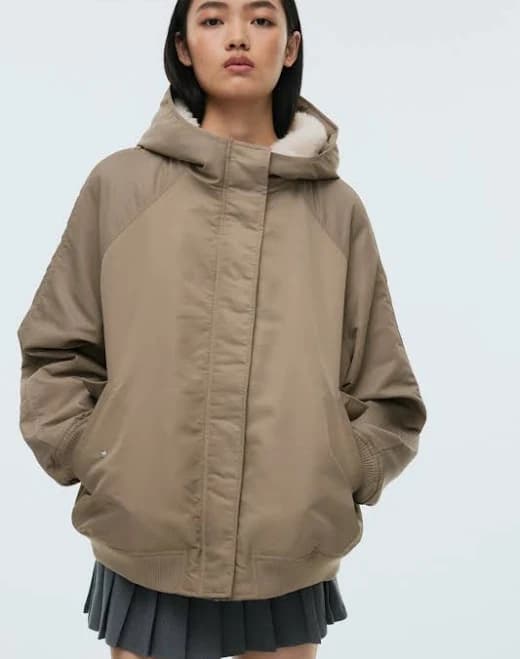 H&M Ladies Oversized Bomber Jacket