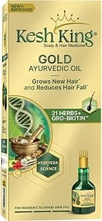 Kesh King Ayurvedic Hair Oil | Herbal Oil with Bhringraj & Amla | Enhance Hair Growth | Reduce Hairfall | Nourishes Scalp | Provides Long & Thick Hair | 10.14 Fl Oz/300ml