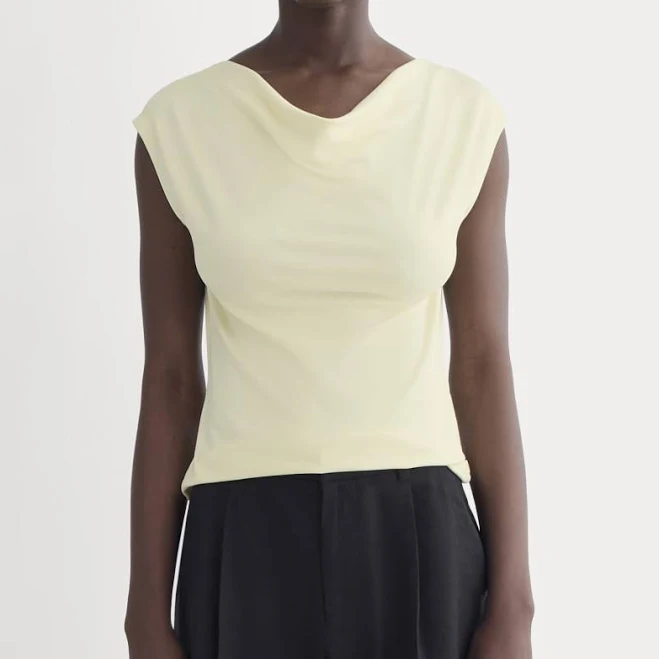 Everlane Draped Butterknit Top