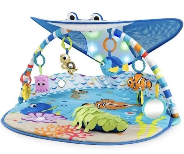 Disney Baby Finding Nemo Mr. Ray Ocean Lights & Music Activity Play Gym