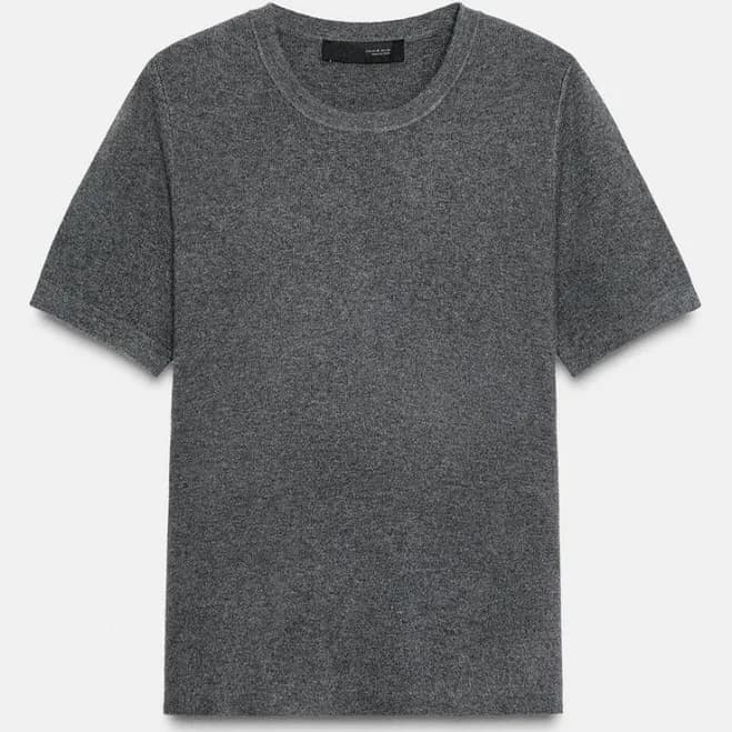 Woman Zara Short Sleeve Soft Feel Knit Jumper
