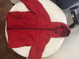 PRE-OWNED Fair Condition Express Mens Winter Coat Red. | eBay