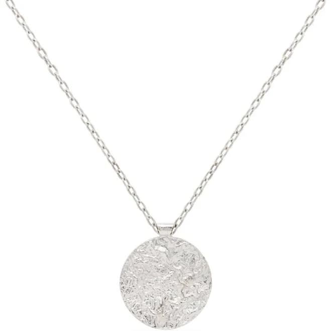 Sterling Silver Circle Pendant with Chain