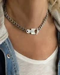 Padlock Chain Necklace