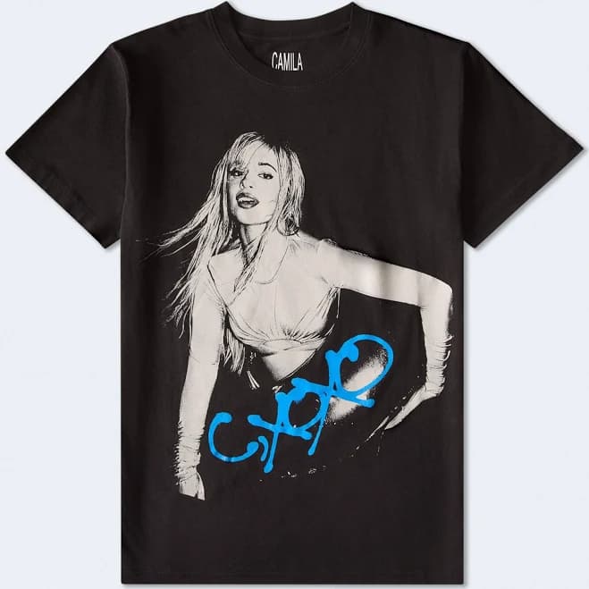 Aeropostale Womens' Camilla Cabello XOXO Oversized Graphic Tee