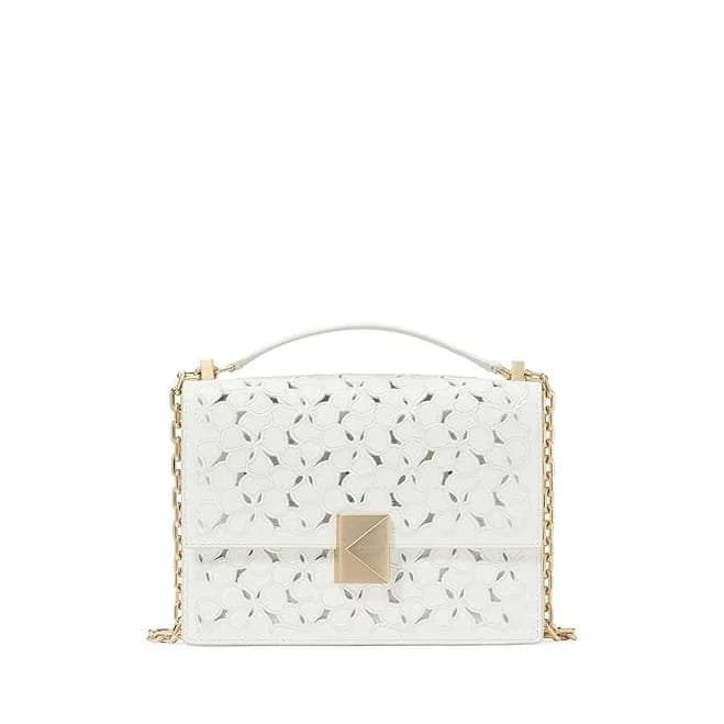 Kate Spade Deco Eyelet Leather Shoulder Bag