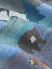 Buy Blue Scene Long Sleeve Grandad Christmas Printed Shirt (3mths-10yrs) from Next USA