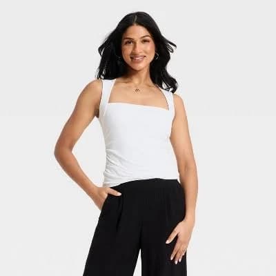 A New Day Women's Ruched Tank Top