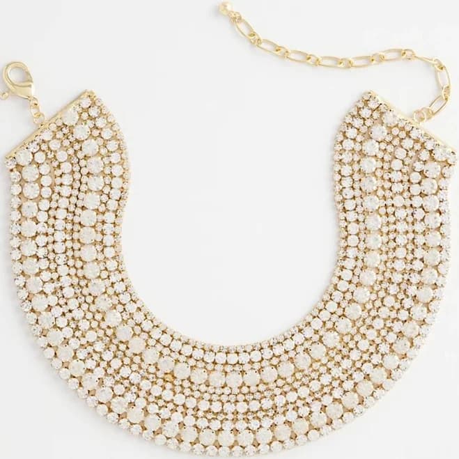 Chico's Women's Multistrand Crystal Choker Necklace