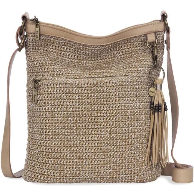 Womens The Sak Lucia Crossbody Hand Crochet Bag