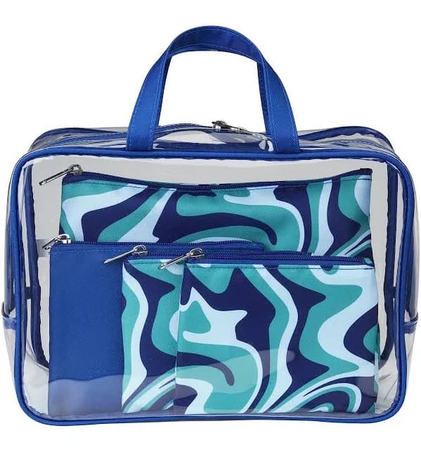 Conair 5 Piece Toiletry and Cosmetic Bag Set Under