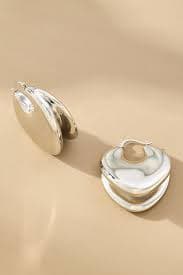 Mod Clacker Huggie Earrings | Anthropologie