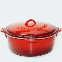 Dutch Oven Red Enamel 6qt