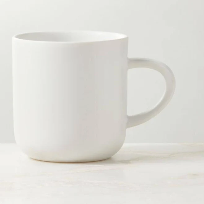 Mori Matte White Mug 16oz - CB2