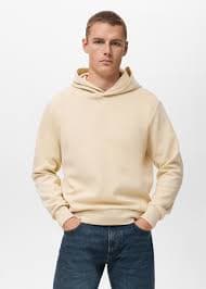 Regular-fit hoodie - Men | MANGO Rwanda