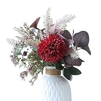 Amazon.com: MSUIINT Artificial Flower Bouquet, Silk Flower Arrangements Bouquets, Artificial Fake Flowers Plants Silk Flower Arrangements, Faux Autumn Flowers Arrangement Fall Decorations (A) : Home & Kitchen