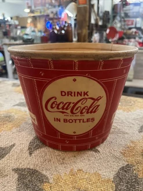 Vintage Coca Cola Movie Theater Popcorn Bucket