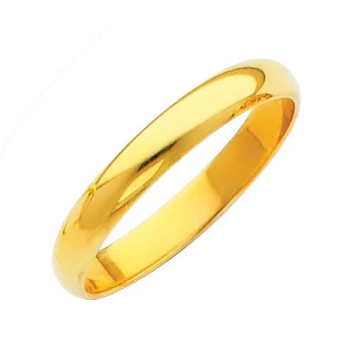 10K Yellow Gold Wedding Band Ring
