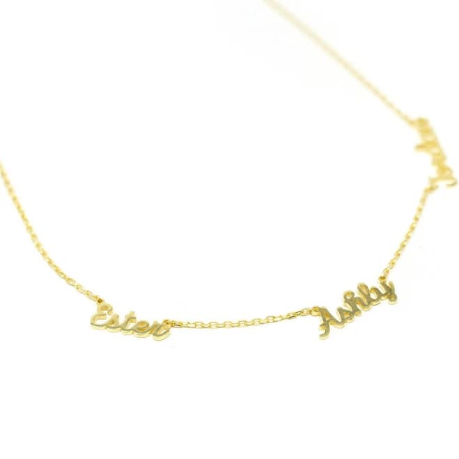 Personalized Gold Necklace