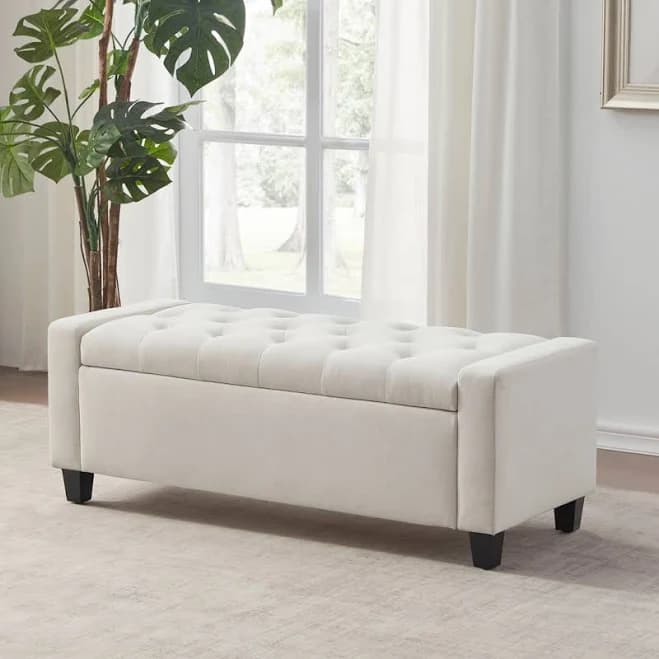 Ebern Designs Upholstered Storage Bench
