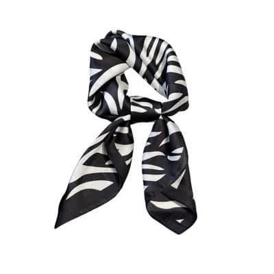 Anna-Kaci Women's Zebra Print Square Scarf