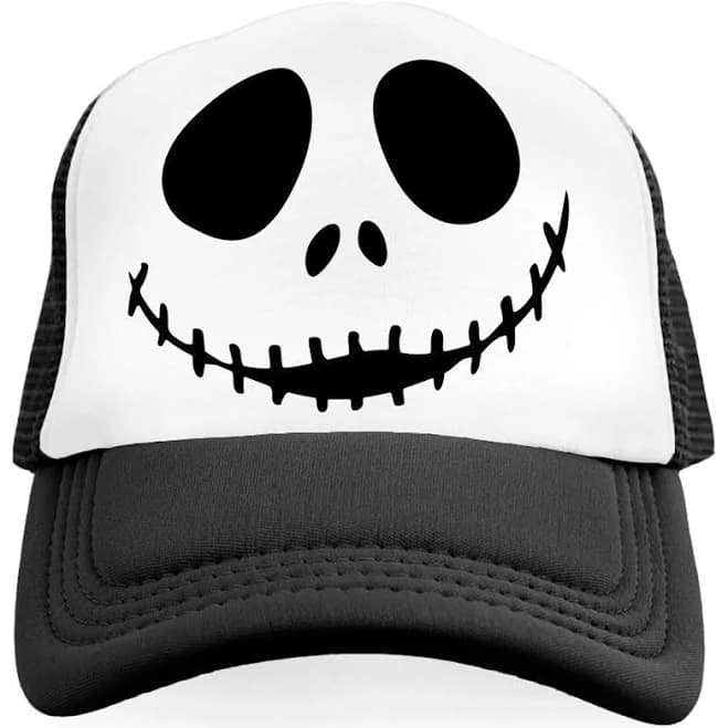 Jack Skellington Halloween Snapback Trucker Hat