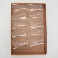Pepsi Fountain Glass Clear Vintage Embossed Logo Set of 10 Glass