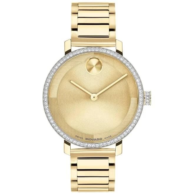 Movado Women's Bold Evolution 2.0 Crystal Bezel Analog Watch