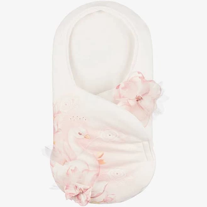 Sofija Girls Peacock Print Baby Nest