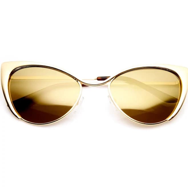 Cat Eye Full Metal Sunglasses
