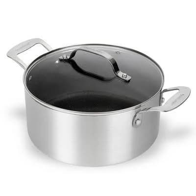 Granitestone 5 Quart Aluminum Stock Pot with Lid