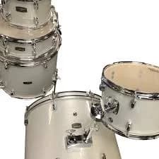 Used Yamaha RYDEEN 5PC SHELL PACK Drum Kit Silver/Gray 22" Kick Drum 41136-S000154348