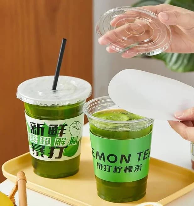 Matcha Bubble Tea Cups