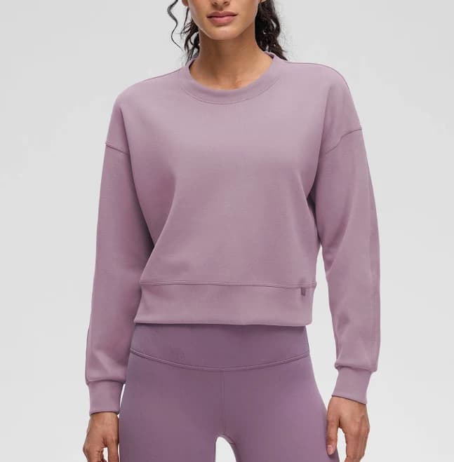 CRZ YOGA Women's SoftAura Crewneck Sweatshirt