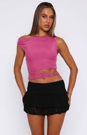 Confessions Top Berry | White Fox Boutique US
