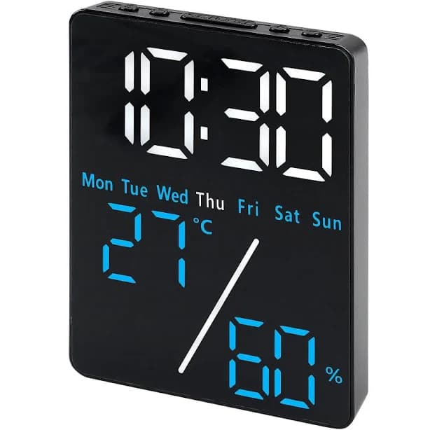 Unique Bargains LED Alarm Clock