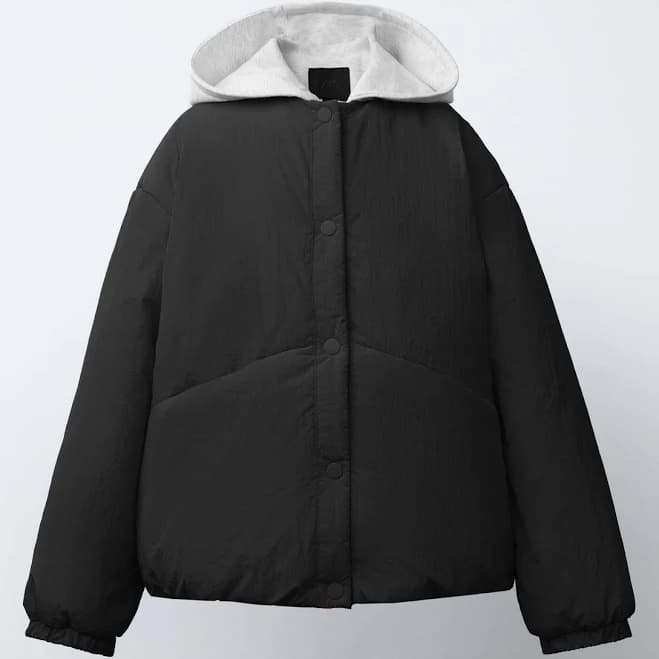 Zara Kids Puffer Hoodie