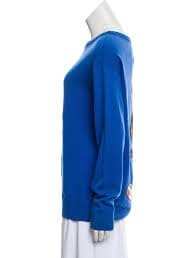 Moschino Couture Daffy Duck Intarsia Wool Sweater w/ Tags - Blue Knitwear, Clothing - WM922635 | The RealReal