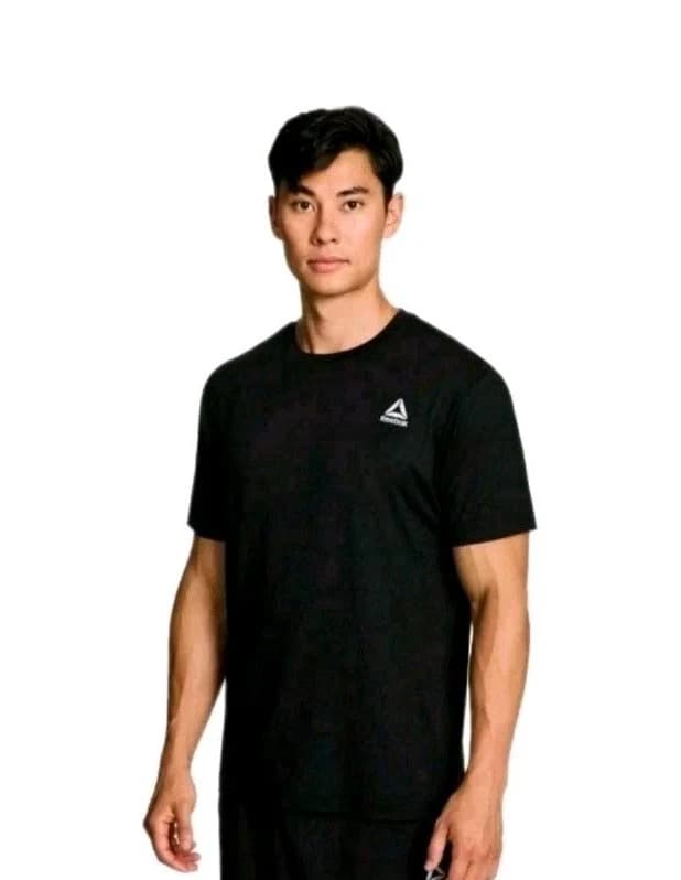 Reebok Mens Delta Core Active Short Sleeve T-shirt 2xl Black