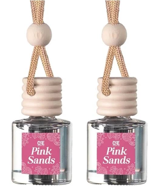 Candecraftco Car Hanging Fragrance Oil Diffuser – Pink Sands Scent